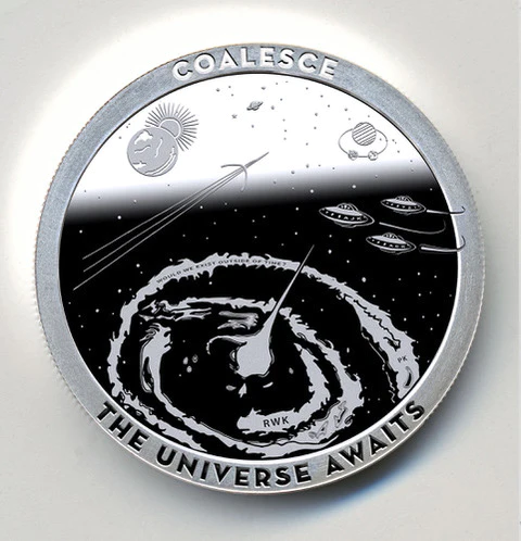 Coalesce 1oz .999 Silver Proof Round