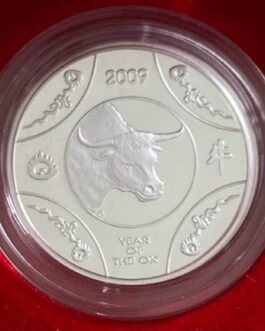 2009 Year Of The Ox Silver Proof Coin