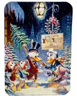 Scrooge Mcduck Christmas 'No Discounts' Silver Bar