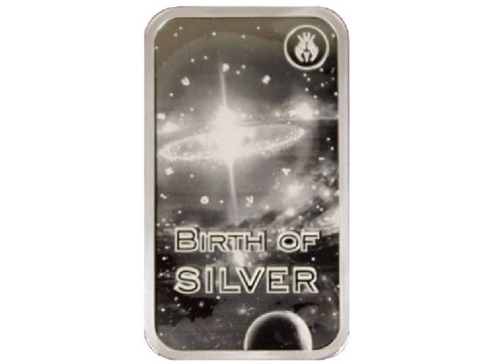 Silver To The Moon Birth of Silver 1 oz Proof Bar