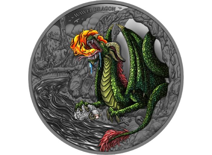 The Wawel Dragon 2 oz High Relief collector coin