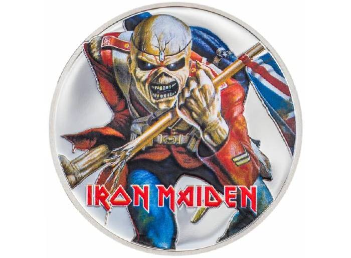 2023 Iron Maiden -Eddie The Trooper 1 Oz Silver Coin