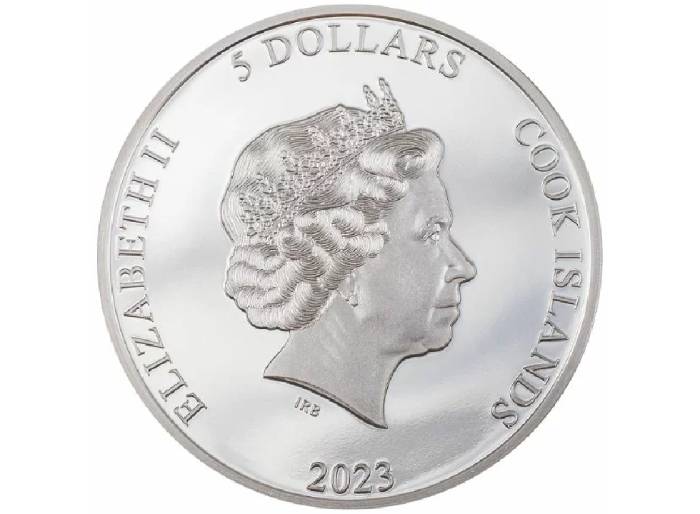 2023 Iron Maiden -Eddie The Trooper 1 Oz Silver Coin - Image 2