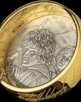 THE ONE RING TO RULE THEM ALL 3D 3 Oz Silver coin