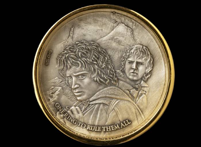 THE ONE RING TO RULE THEM ALL 3D 3 Oz Silver coin - Image 4
