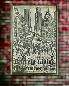 Barrely Living The American Dream 1 Oz Silver Card