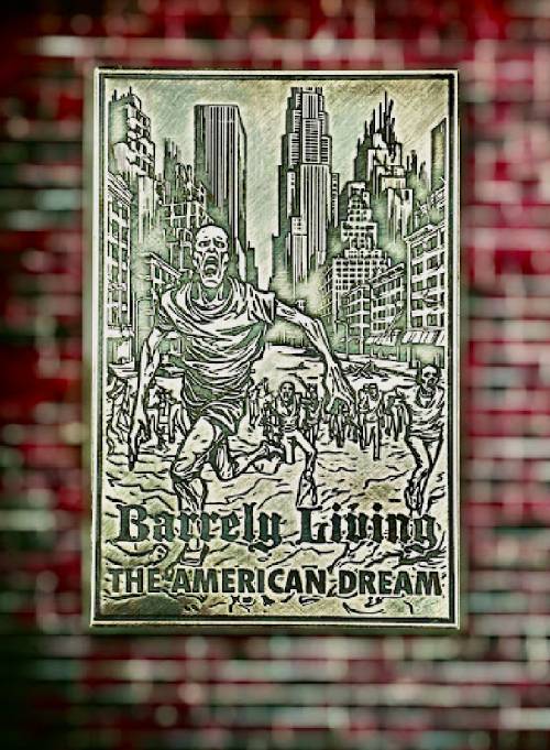 Barrely Living The American Dream 1 Oz Silver Card