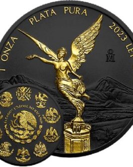Libertad 2023 Black Platinum & 24k Gold