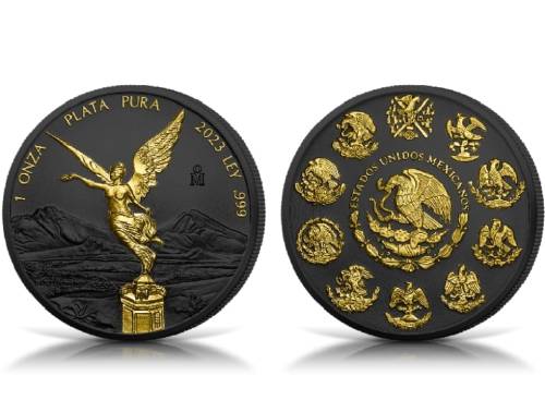 Libertad 2023 Black Platinum & 24k Gold - Image 4