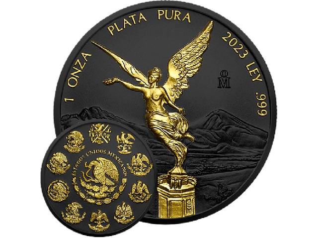 Libertad 2023 Black Platinum & 24k Gold