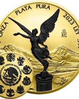 Libertad 2023 24k Gold & Black Platinum