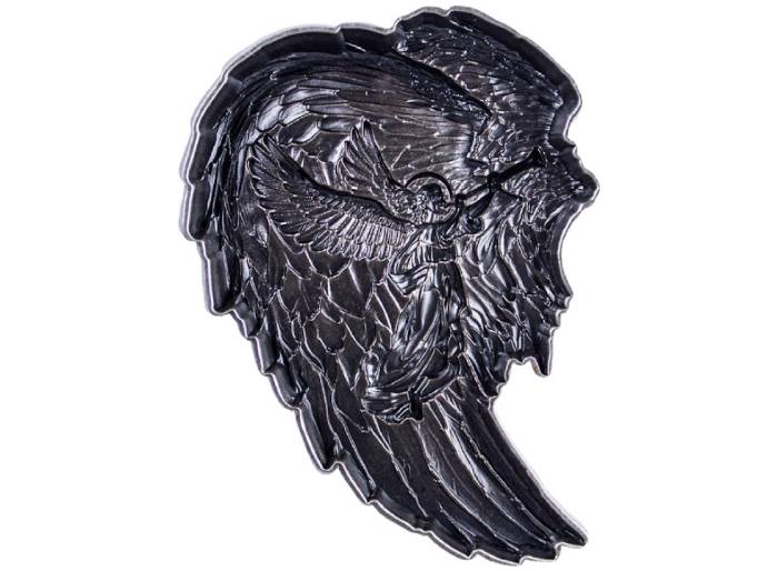 ARCHANGEL GABRIEL Wings 2 Oz Silver Stackable - Image 2