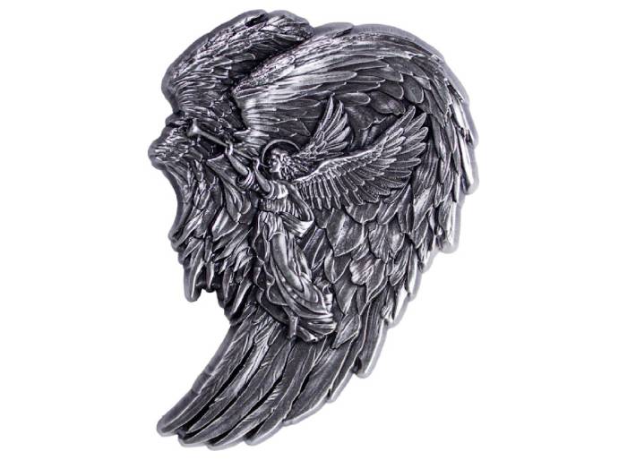 ARCHANGEL GABRIEL Wings 2 Oz Silver Stackable