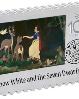 Snowhite and the Seven Dwarf 1 Oz Silver Proof Stamp