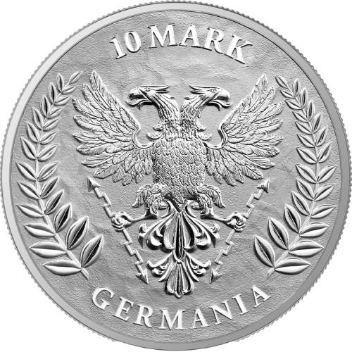 2024 GERMANIA 2 OZ SILVER BU COIN - Image 2