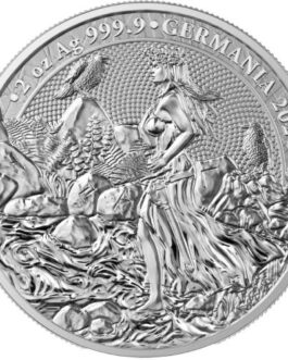 2024 GERMANIA 2 OZ SILVER BU COIN