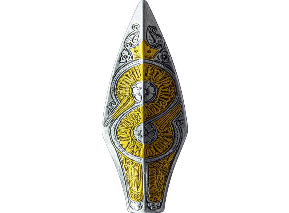 Komsco1/4 oz Arrowhead glided silver bar - Image 3