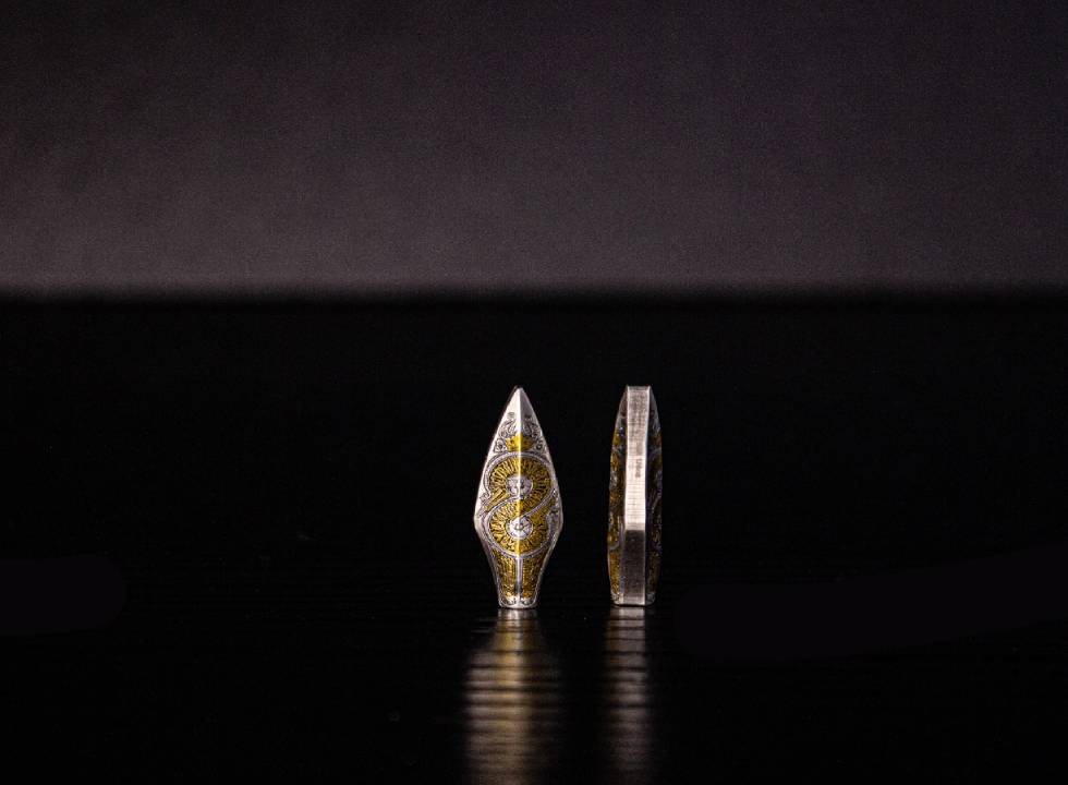 Komsco1/4 oz Arrowhead glided silver bar - Image 4
