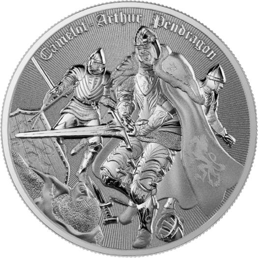 Arthur Pendragon 1 Oz Silver BU Coin