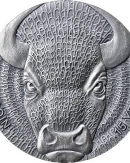 UNITED CRYPTO STATES Binary Bull 2 Oz Ultra High Relief