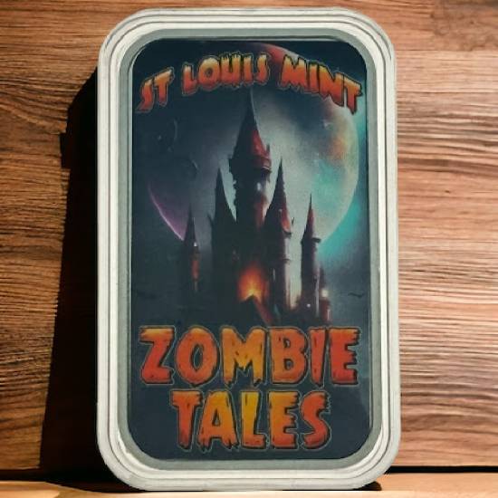 Zombie Tales Elsa Double colorized 1 OZ .999 silver Bar - Image 2