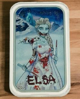 Zombie Tales Elsa Double colorized 1 OZ .999 silver Bar