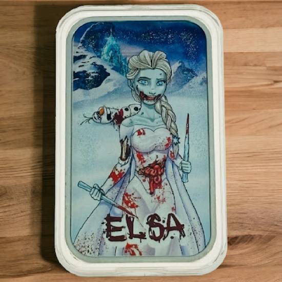 Zombie Tales Elsa Double colorized 1 OZ .999 silver Bar