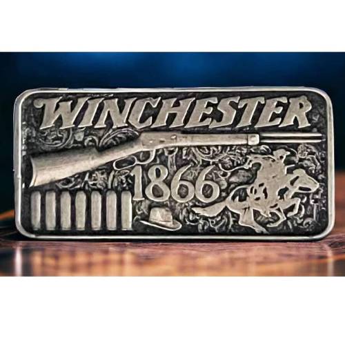 3.1 OZ Winchester 1866 Rifle Poured Bar