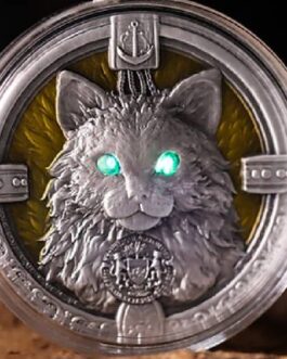 2 OZ The Ship’s Cat 999 Silver High Relief