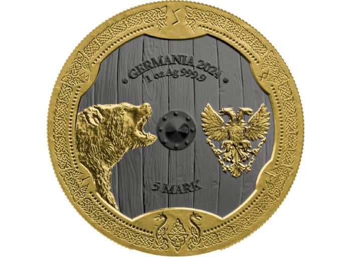 2024 VALKYRIES SOLVEIG VALHALLA 1 OZ SILVER GILDED - Image 2