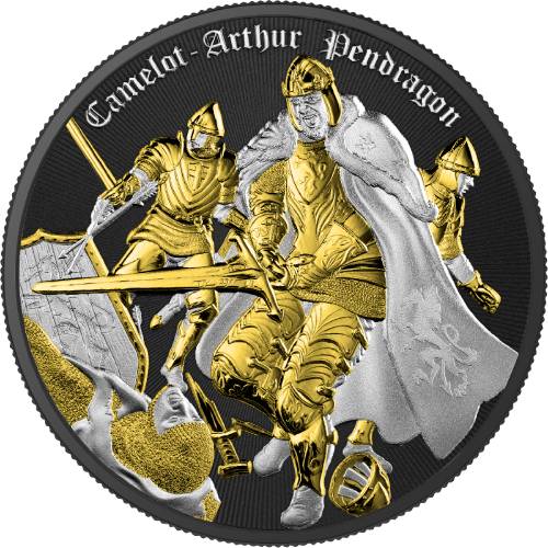 Arthur Pendragon Camelot Multimetal 1 OZ Silver Coin