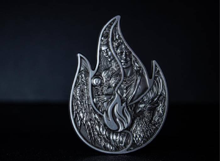 2024 ETERNAL FLAME 2 Oz Silver Stacker - Image 6