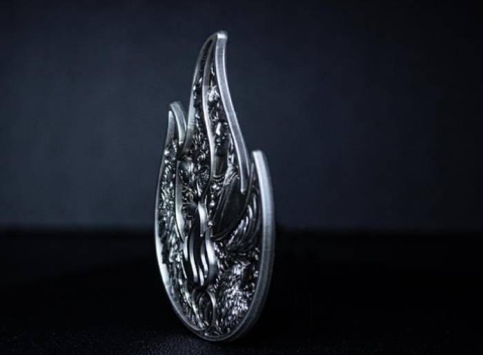 2024 ETERNAL FLAME 2 Oz Silver Stacker - Image 5