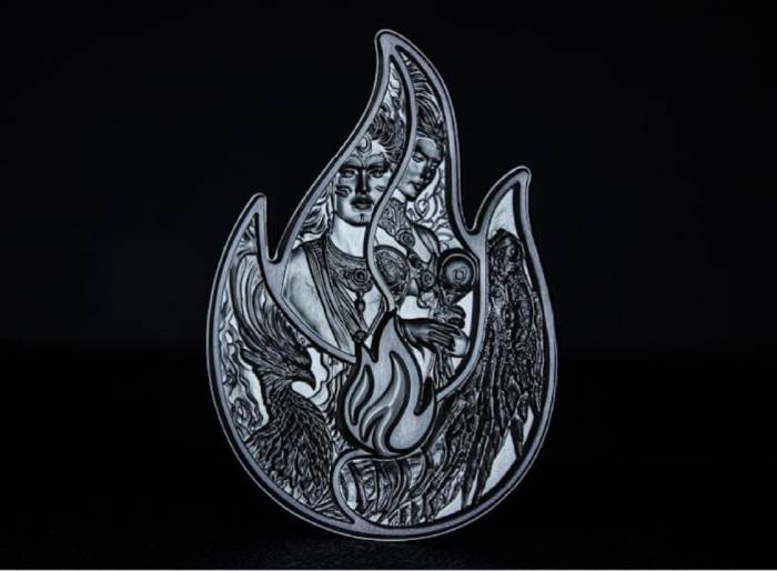 2024 ETERNAL FLAME 2 Oz Silver Stacker - Image 3