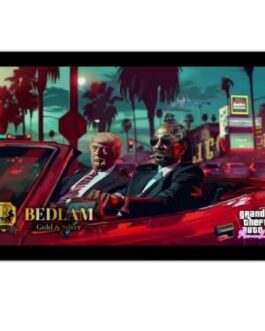 Mar A Lago Gin n Juice Double Sided Colorized Silver Bar