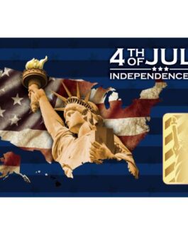 INDEPENDENCE 2024 1/10 OZ PURE GOLD BAR IN ASSAY