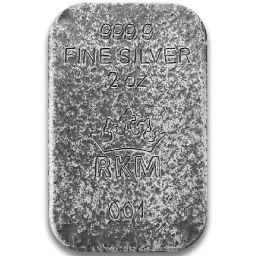 The Big Five Lion 2 Oz Silver Cast Bar - Image 2