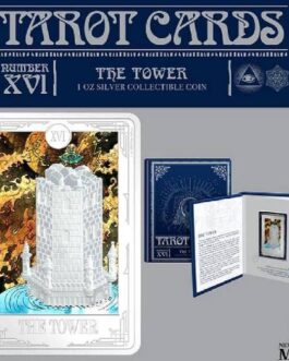 Tarot Cards XVI – The Tower 1oz Silver Coin