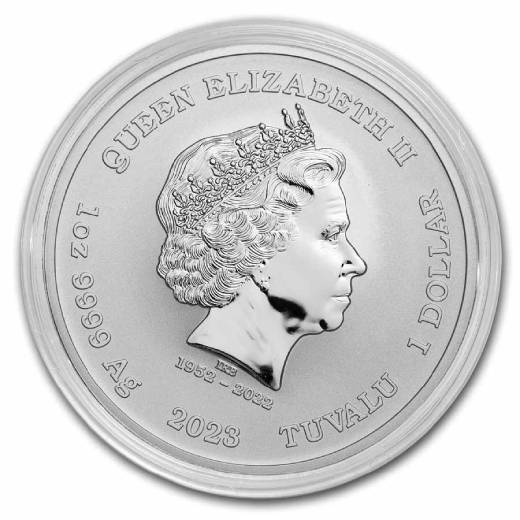 2023 1 oz Silver Black Flag The Fancy BU - Image 2