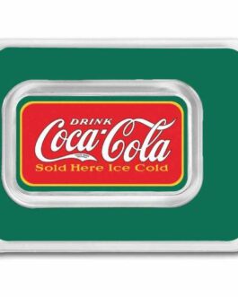 Coca-Cola® Vintage 1 oz Silver Colorized Bar in TEP