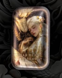 Lunar Beast & The Beauty 2 oz .999 Silver Cast Bar