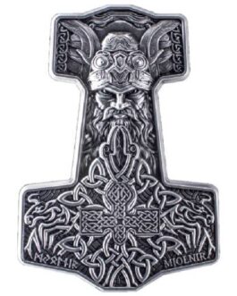 MJOLNIR Thor Norse Mythical Weapon 2 Oz Silver Stacker