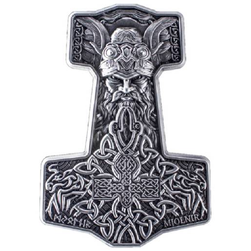 MJOLNIR Thor Norse Mythical Weapon 2 Oz Silver Stacker