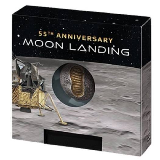 MOON LANDING APOLLO 11 1 OZ SILVER COIN - Image 4