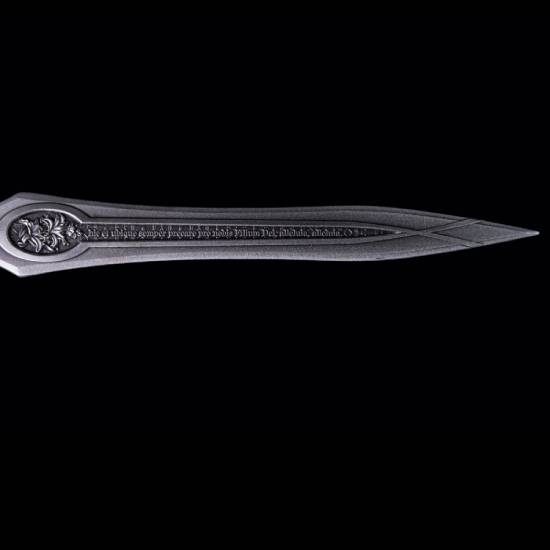 2.5 Oz Sword Of St Gabriel Silver Stacker - Image 6