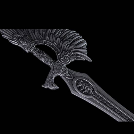 2.5 Oz Sword Of St Gabriel Silver Stacker - Image 5