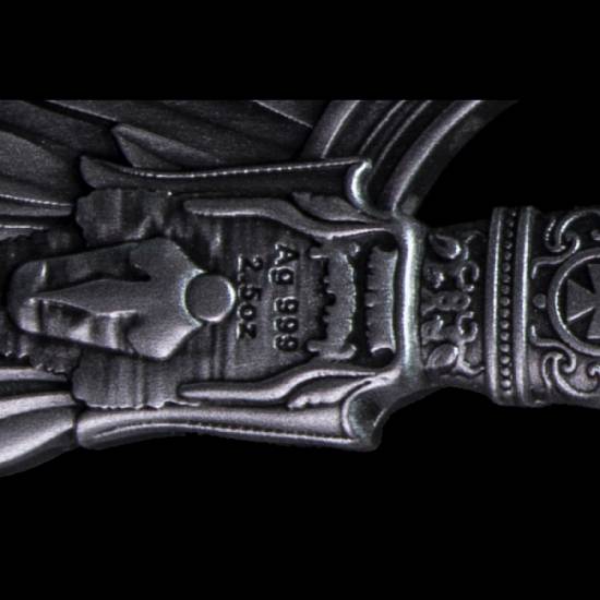 2.5 Oz Sword Of St Gabriel Silver Stacker - Image 4
